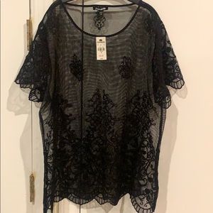 NWT Express lace top M